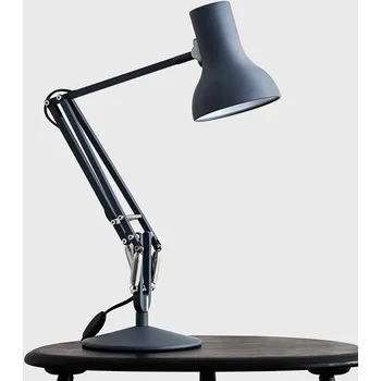 Lampička Anglepoise Type 75 Mini stolní lampa břidlicová - Ø noha 17 cm; stínidlo - výška 15 cm, Ø 13 cm Hliník / šedá / zinek 1 x 5,5 W LED - Doprava zdarma