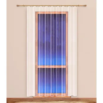 Záclona 4Home Záclona Puntíky mini, 140 x 245 cm, bílá