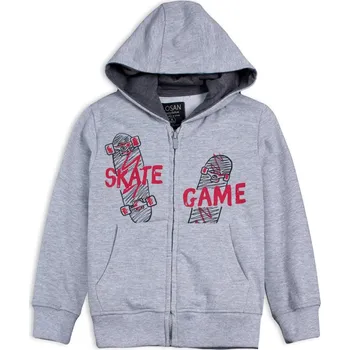 Chlapecká mikina Dětská mikina LOSAN SKATE GAME šedá Velikost: 98