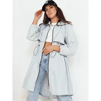 Dámský kabát Dámský kabát DSTREET WOLINA SVĚTLE ŠEDÁ unisize