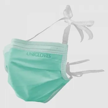 rouška Unigloves Ústenka Basic s úvazky výběr barev 50ks Barva: zelená