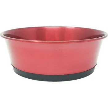 Miska pro psa PROFIZOO Miska nerezová extra protiskluzová 1600 ml Růžová