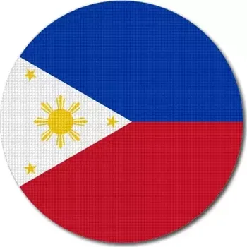 Vlajka Pelisport Filipínská vlajka kulatá ø 45 mm