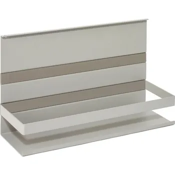 Obývací pokoj Kesseböhmer Univerzální závěsná police s rámem, výška 200 mm, Linero MosaiQ Barva: Titanově šedá