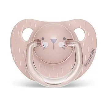 dudlíky SUAVINEX Hygge Dudlík anatomický 6 - 18m Vousky růžová