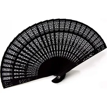 Karnevalový kostým Dřevěný vějíř - Černý