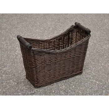 Stojan na knihu Stojan na noviny hnědý - proutěný stojan na noviny hnědý, šhv 41x19x30cm&nbsp;( skladem 2 ks )