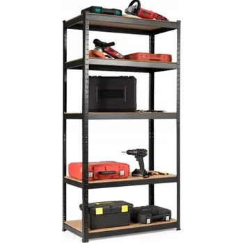 Dílenský regál Kovový skladový regál Superbutelki 180 x 90 x 40 cm, nosnost až 175 kg na polici