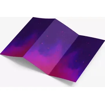 Skládané letáky, 50000 ks, A4, 130 g, na půl