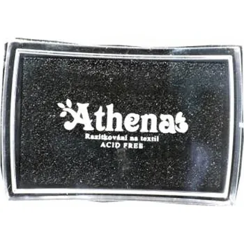 Razítková poduška Polštářek pro razítkování na textil - černý