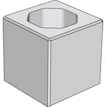 CSB-SOLOBLOK 20/20/20 šedá půlka 120ks