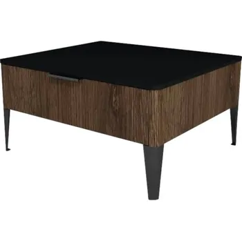 Koupelnový nábytek Koupelnová skříňka nízká Devo Lotos bronzová/černá 60 x 31 x 53 cm LF-SZS1S60x31-F115