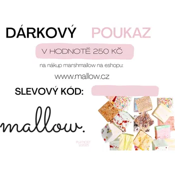 Dárkový potravinový koš Mallow - Elektronický Dárkový poukaz 250 Kč