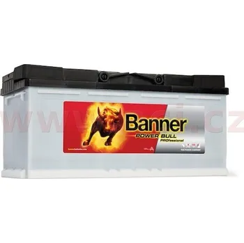 Autobaterie 100Ah baterie 820A, pravá BANNER Power Bull Professional 354x175x190