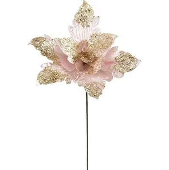 umělá květina Dommio Šumivá Poinsettia - růžová