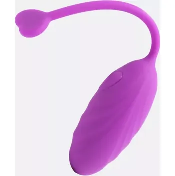 Vibrační vajíčko DK Toys Siren ovládané mobilem - Fialová