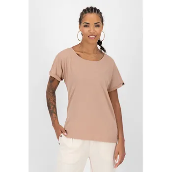 Dámské tričko Tričko Alife and Kickin MALAIKAAK A Taupe Melange velikost L