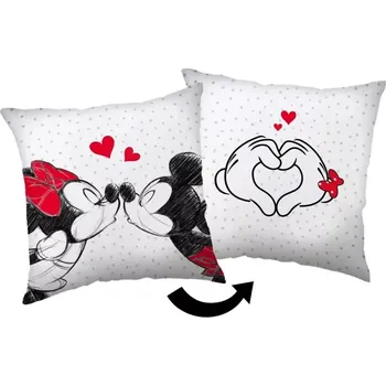 Dekorativní polštářek Polštářek Mickey and Minnie Love 40x40 cm