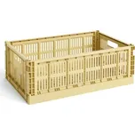 Úložný box Crate Recycled Golden Yellow L