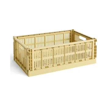 Úložný box Úložný box Crate Recycled Golden Yellow L