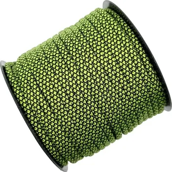 Lano Paracord 4mm 50m - zelená/černá