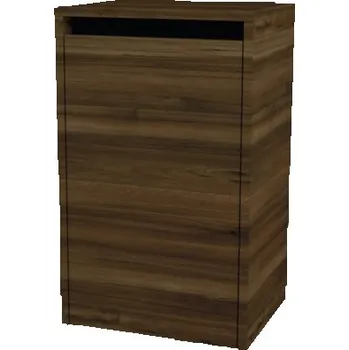 Koupelnový nábytek Koupelnová závěsná skříňka Devo Etna 2.0 ořech Tabacco 40 x 65 x 33 cm ET2-PS1DK40-P77