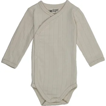 Kojenecký body LODGER Romper LS Solid Birch Velikost (od výrobce): 62