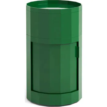 Noční stolek HAY Úložný stolek Facet Cabinet High, spinach green