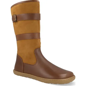 Dámské kozačky Barefoot dámské kozačky Koel - Felicia Hydro Cognac hnědé Velikost: 41