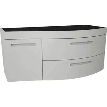 Koupelnový nábytek Koupelnová skříňka pod umyvadlo Devo Vena 2.0 pravá šedá 110 x 50 x 42 cm VE2-SU1D2SP-2-F76