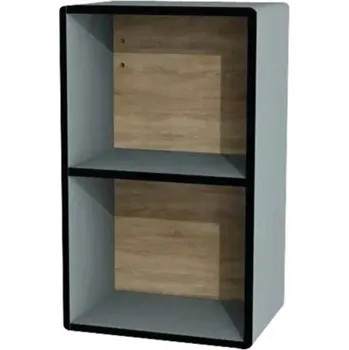 Koupelnový nábytek Nástěnný regál do koupelny Devo Sonus 2.0 fjordová zelená 38 x 63 x 28 cm SO2-SWO38x63-F72