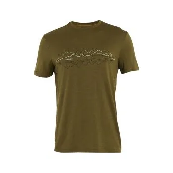 Merino 150 Tech Lite SS Tee Icebreaker Men ALGAE hnědá XL