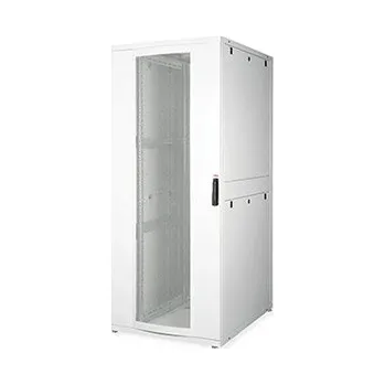 Racková skříň ROLINE 19" serverový rozvaděč 42U, stojanový, Pro, š. 800, h. 1000, perforované dveře, šedý - 26.21.0159