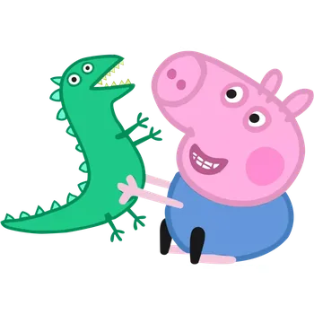 Nášivka NAŽEHLOVAČKA - George s dinem