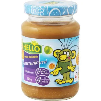 Hello Ovocná přesnídávka 10x 190 g, meruňka s vitamínem C