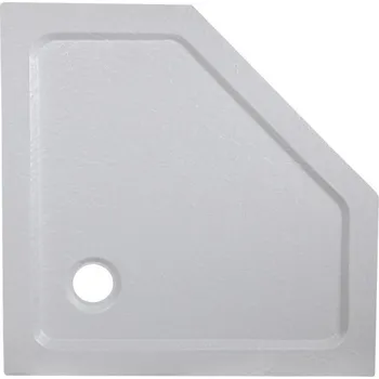 Sprchová vanička BPS-koupelny Pětiúhelníková akrylátová sprchová vanička HYD-PSV-RAVE 80x80 bílá