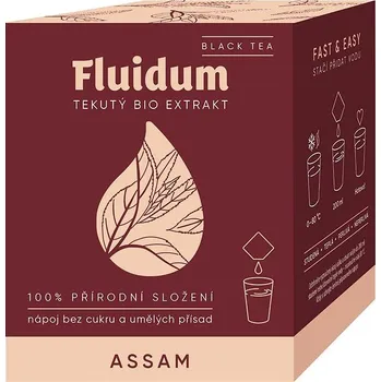 Čaj Fluidum Assam Black Tea Bio 10 × 10 ml
