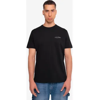 Pánské tričko Don Lemme Pánské regular fit triko Accent - black Velikost: M