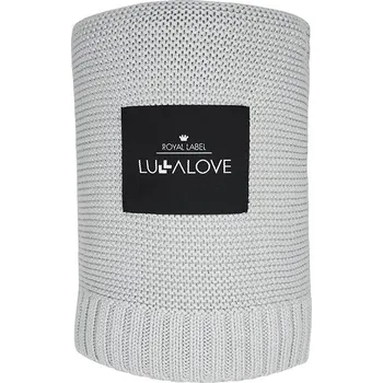 Dětská deka LULLALOVE Bambusová dečka Glamour Gray