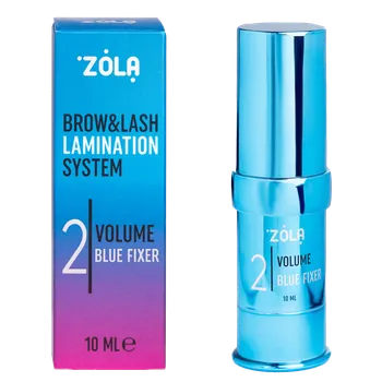 Péče o řasy a obočí ZOLA Lash & Brow Lamination Classic System Color Lab – KROK 2 – Volume Blue Fixer 10 ml