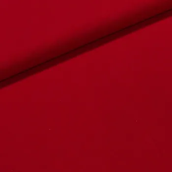 Bavlněný úplet TEPLÁKOVINA SP-GRETA 8 jednobarevná uni červená, š.185cm (látka v metráži)