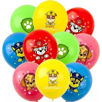 Balónek Latexové Balónky Tlapková patrola 10ks, 30cm