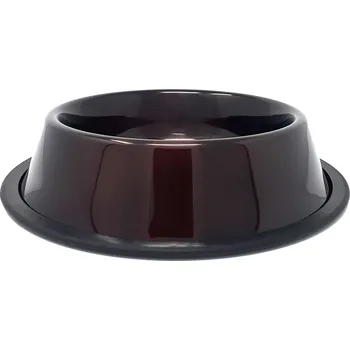 Miska pro psa PROFIZOO Miska nerezová protiskluzová 520 ml Tmavě hnědá