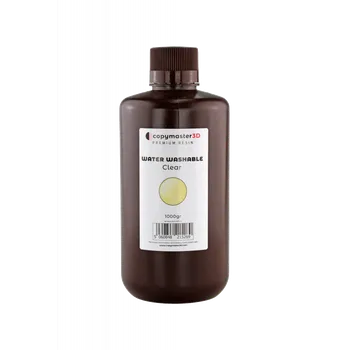 Příslušenství k 3D tiskárně Copymaster3D Resin UV Water Washable, 1kg | Transparentní