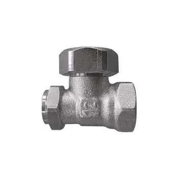 Ventil Uzavírací ventil HERZ-RL-4, rohový, pro 2-trubkové soustavy Dimenze: G 3/4" x Rp 1/2", #1306201: Uzavírací ventil HERZ-RL-4, rohový, pro 2-trubkové soustavy