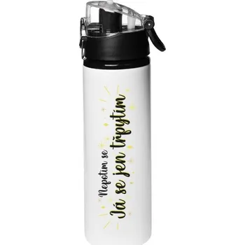 Láhev Sportovní kovová láhev s potiskem Já se nepotím