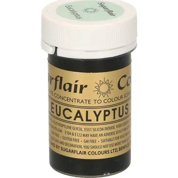 Potravinářské barvivo Gelová barva eucalyptus 25g - Sugarflair