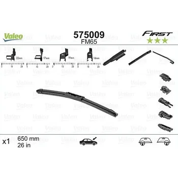 Stěrač List stěrače VALEO 575009