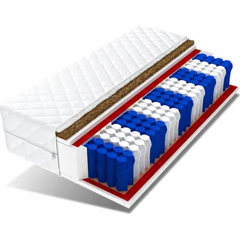 Matrace Matrace s taštičkovými pružinami ŚpijZdrowo 200 x 200 x 24 cm H3 , H4