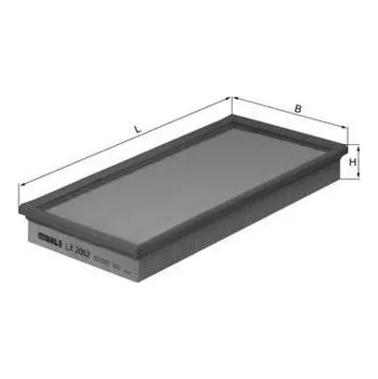 Vzduchový filtr Vzduchový filtr, , KNECHT, LX 2062